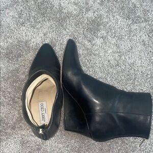 Jimmy Choo Black Wedge Shoes